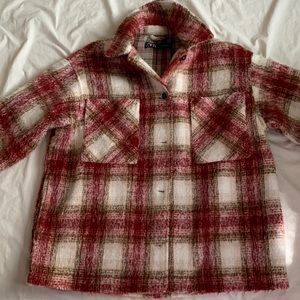 Zara plaid over shirt